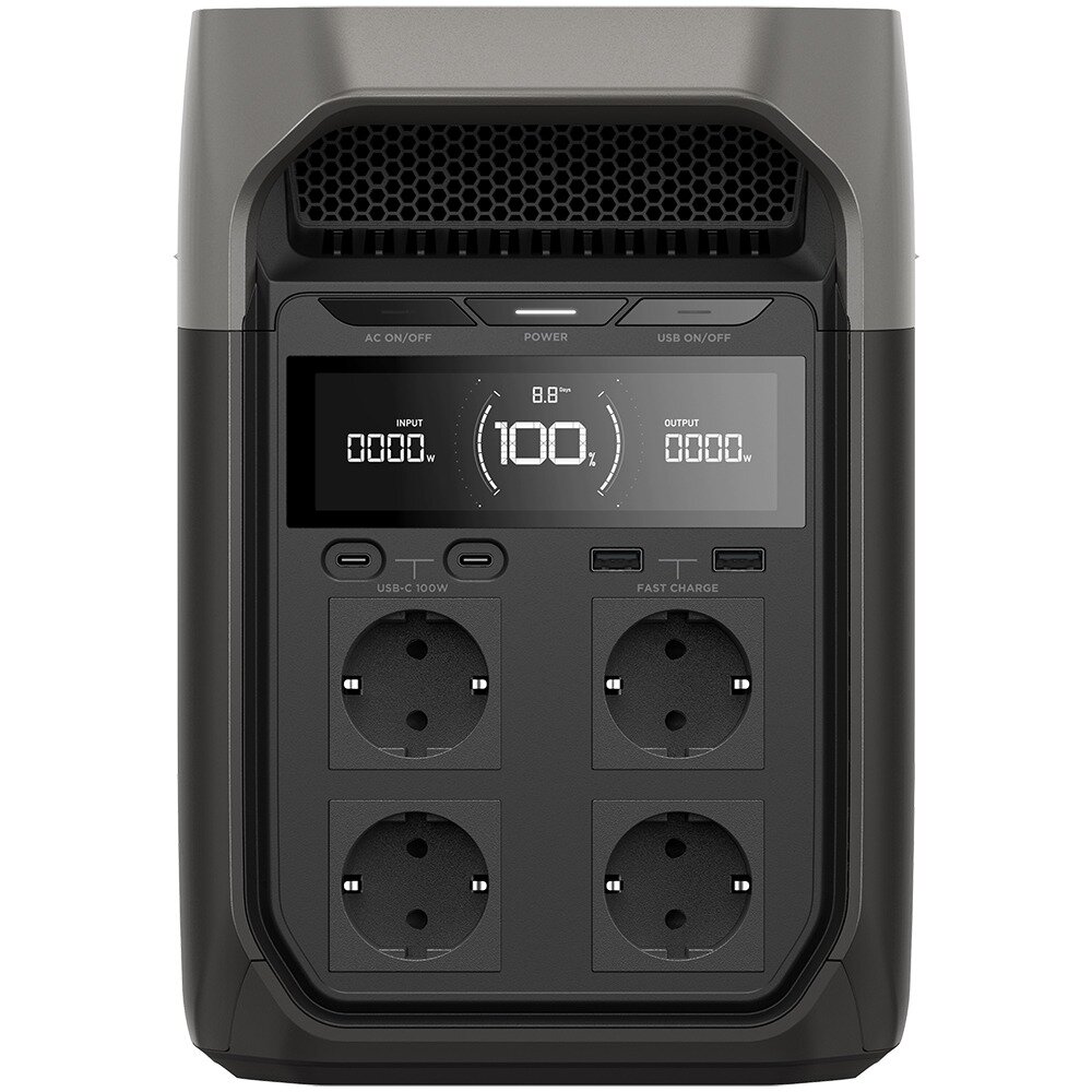 EcoFlow DELTA 3 &ndash; Krachtige en Uitbreidbare Power Station met 1.024 Wh