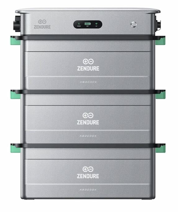 Zendure SolarFlow 2400 AC Incl. 3 x AB3000X (8640Wh) &amp; P1 Meter