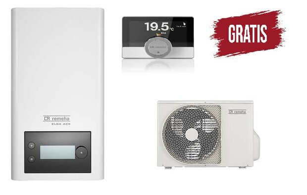 Remeha Elga Ace Hybride Warmtepomp &ndash; 6 kW