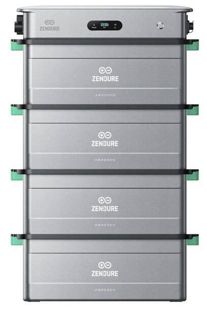 Zendure SolarFlow 2400 AC Incl. 4 x AB3000X (11520Wh) &amp; P1 Meter