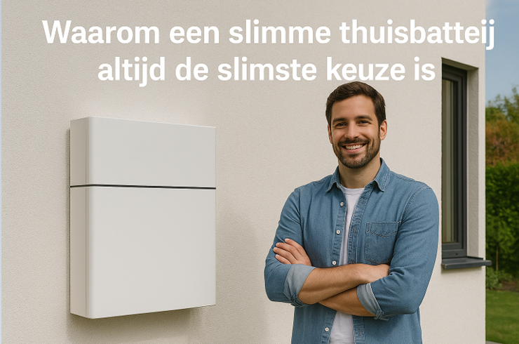 Waarom een slimme thuisbatterij altijd de slimste keuze is